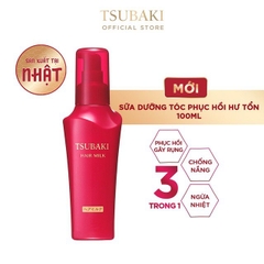 Sữa Dưỡng Phục Hồi Tóc Hư Tổn, Chống Nắng Tsubaki Hair Milk 100ml