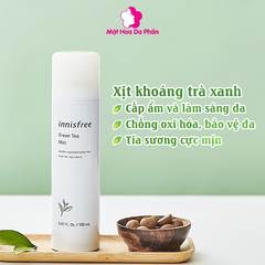 Xịt Khoáng Innisfree Green Tea Mist 2019 50ML