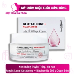 Kem Trị Nám Truyền Trắng Angel's Liquid Glutathione + Niacinamide 700 V-Cream 50ml