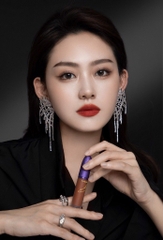Son MAC Powder Kiss Liquid Lipcolour Lisa Collection #Rhythm 'N' Roses