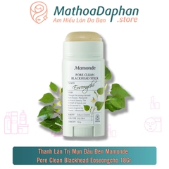 Thanh Lăn Trị Mụn Đầu Đen Mamonde Pore Clean Blackhead Eoseongcho 18Gr
