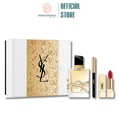 Set Yves Saint Laurent Libre Eau de Parfum 50 ml + Eye Pencil Black + Lipstick 01 Le Rouge