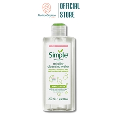 Nước Tẩy Trang Simple Kind To Skin Micellar Cleansing Water 200ml