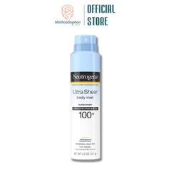 Xịt Chống Nắng Neutrogen Ultra Sheer Spf100+ 141G