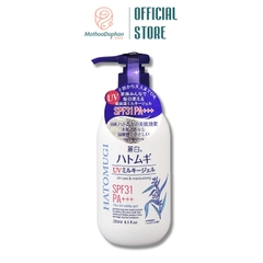 Dưỡng Thể Nhật Hatomugi Uv Care & Moisturizing SPF31 PA+++ 250Ml