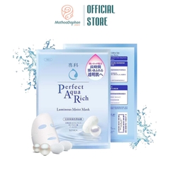 Mặt Nạ Senka Perfect Aqua Rich #Luminous Moist Mask 1 miếng