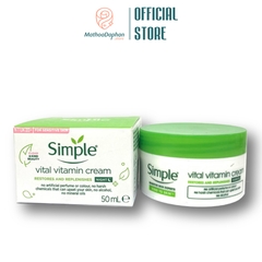 Kem Dưỡng Ẩm Cho Da Ban Đêm Simple Vital Vitamin Night Cream 50Ml