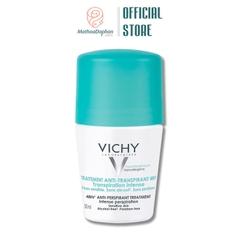 Lăn Khử Mùi Vichy Traitement Anti-Transpirant 48h (Nắp Xanh) 50ml