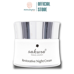 Kem Dưỡng Phục Hồi Chống Lão Hoá Da Ban Đêm Sakura Restorative Night Cream 30g