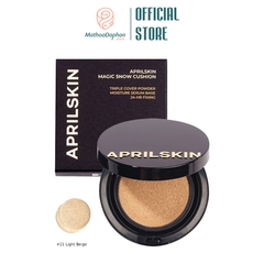 [MẪU MỚI 2022]Phấn Nước April Skin Magic Snow Cushion Galaxy Edition SPF50+/PA+++ 15Gr #21 Light Beige