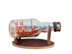 Mô Hình Thuyền Gỗ Trong Chai Thuỷ Tinh Nhỏ - Z3