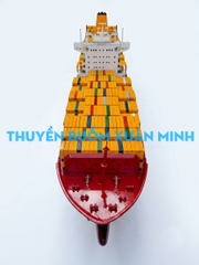 Mô Hình Tàu Chở Hàng Tàu Container HAPAG LLOYD HAMBURG EXPRESS - Gỗ Tự Nhiên - Dài 100cm - Chuẩn xuất khẩu