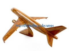 Mô Hình Máy Bay Gỗ AIRBUS A320 Trang Trí | Gỗ Căm Xe tự nhiên | Size Nhỏ