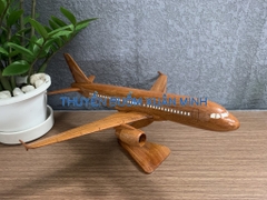 Mô Hình Máy Bay Gỗ AIRBUS A320 Trang Trí | Gỗ Căm Xe tự nhiên | Size Lớn