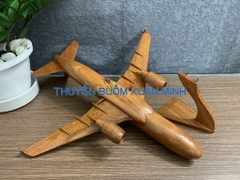 Mô Hình Máy Bay Gỗ AIRBUS A320 Trang Trí | Gỗ Căm Xe tự nhiên | Size Lớn