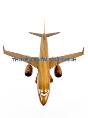 Mô Hình Máy Bay Gỗ BOEING B737 Trang Trí | Gỗ Căm Xe tự nhiên | Size Lớn