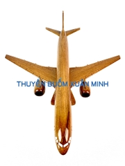 Mô Hình Máy Bay Gỗ BOEING B777 Trang Trí | Gỗ Căm Xe tự nhiên | Size Lớn