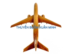 Mô Hình Máy Bay Gỗ BOEING B777 Trang Trí | Gỗ Căm Xe tự nhiên | Size Lớn