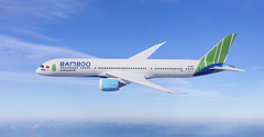 Mô Hình Máy Bay Gỗ BOEING B787 Trang Trí | Gỗ Căm Xe tự nhiên | Size Nhỏ