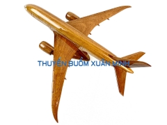 Mô Hình Máy Bay Gỗ BOEING B787 Trang Trí | Gỗ Căm Xe tự nhiên | Size Lớn