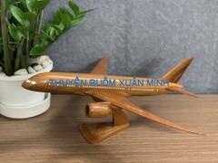 Mô Hình Máy Bay Gỗ BOEING B787 Trang Trí | Gỗ Căm Xe tự nhiên | Size Nhỏ