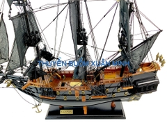 Mô Hình Thuyền Cướp Biển Ngọc Trai Đen Huyền Bí (Black Pearl) | Gỗ Muồng Đen | Thân 55cm