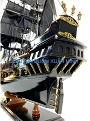 Mô Hình Thuyền Cướp Biển Ngọc Trai Đen Huyền Bí (Black Pearl) | Gỗ Muồng Đen | Thân 80cm