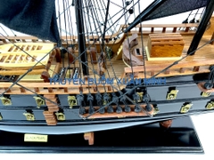 Mô Hình Thuyền Cướp Biển Ngọc Trai Đen Huyền Bí (Black Pearl) | Gỗ Muồng Đen | Thân 80cm