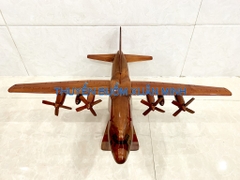 Mô Hình Máy Bay Quân Sự C130 HERCULES Trang Trí | Gỗ Tràm | Size Lớn