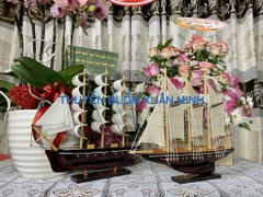 Combo Thuyền Buôn LE BELEM + Du Thuyền Đua ATLANTIC | Size Lớn 30cm