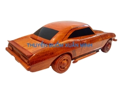 Mô Hình Xe Ô Tô Gỗ CHEVROLET CAMARO 1969 Trang Trí | Gỗ Căm Xe