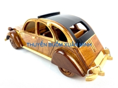 Mô Hình Xe Ô Tô Gỗ CITROEN 2CV Trang Trí | Gỗ Căm Xe