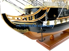 Mô Hình Thuyền Chiến Hạm Hoàng Gia USS Constitution (Tàu Cổ Chiến Hạm Hoa Kỳ) | Hàng Xuất Khẩu - Gỗ Căm Xe | Thân 80cm