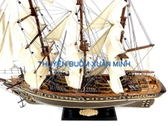 Mô Hình Thuyền Buồm Gỗ Phong Thuỷ Cutty Sark (Tàu Buôn Cổ Anh Quốc) | Hàng VIP Xuất Khẩu - Gỗ Muồng Đen | Thân 60cm