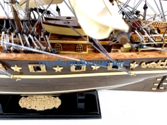 Mô Hình Thuyền Buồm Gỗ Phong Thuỷ Cutty Sark (Tàu Buôn Cổ Anh Quốc) | Hàng VIP Xuất Khẩu - Gỗ Muồng Đen | Thân 60cm