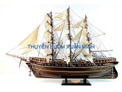 Mô Hình Thuyền Buồm Gỗ Phong Thuỷ Cutty Sark (Tàu Buôn Cổ Anh Quốc) | Hàng VIP Xuất Khẩu - Gỗ Muồng Đen | Thân 80cm