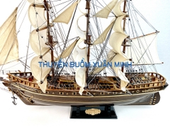Mô Hình Thuyền Buồm Gỗ Phong Thuỷ Cutty Sark (Tàu Buôn Cổ Anh Quốc) | Hàng VIP Xuất Khẩu - Gỗ Muồng Đen | Thân 80cm