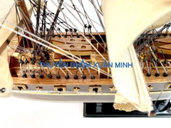 Mô Hình Thuyền Buồm Gỗ Phong Thuỷ Cutty Sark (Tàu Buôn Cổ Anh Quốc) | Hàng VIP Xuất Khẩu - Gỗ Muồng Đen | Thân 80cm