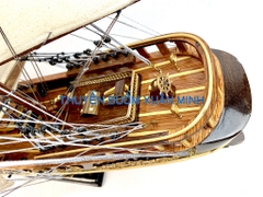 Mô Hình Thuyền Buồm Gỗ Phong Thuỷ Cutty Sark (Tàu Buôn Cổ Anh Quốc) | Hàng VIP Xuất Khẩu - Gỗ Muồng Đen | Thân 80cm