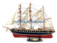 Mô Hình Thuyền Buồm Gỗ Phong Thuỷ Cutty Sark (Tàu Buôn Cổ Anh Quốc) | Phiên Bản Giới Hạn - Gỗ Căm Xe | Thân 80cm