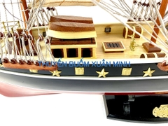 Mô Hình Thuyền Buồm Gỗ Phong Thuỷ Cutty Sark (Tàu Buôn Cổ Anh Quốc) | Phiên Bản Giới Hạn - Gỗ Căm Xe | Thân 80cm