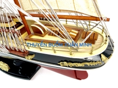 Mô Hình Thuyền Buồm Gỗ Phong Thuỷ Cutty Sark (Tàu Buôn Cổ Anh Quốc) | Phiên Bản Giới Hạn - Gỗ Căm Xe | Thân 80cm