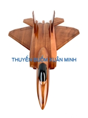 Mô Hình Máy Bay Tiêm Kích Lockheed F-22 Raptor Trang Trí | Gỗ Tràm tự nhiên | Size Lớn