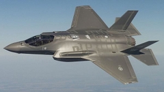 Mô Hình Máy Bay Tiêm Kích F-35 Lightning II Trang Trí | Gỗ Tràm tự nhiên | Size Lớn