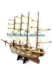 Mô Hình Thuyền Gỗ Phong Thuỷ France 2 Loại Tiêu Chuẩn | Gỗ Xoan Đào | Thân 40cm