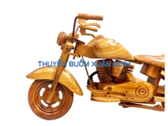 Mô Hình Xe Moto HARLEY FXSTB Cruiser Loại Đẹp - Gỗ Căm Xe