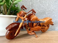 Mô Hình Xe Moto HARLEY FXSTB Cruiser Loại Đẹp - Gỗ Căm Xe