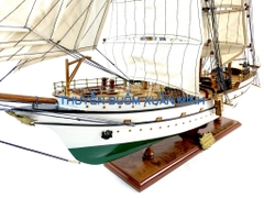 Mô Hình Thuyền Gỗ Hải Quân Đức GORCH FOCK (Sơn Màu) Hàng Xuất Khẩu | Gỗ Căm Xe | Thân 90cm