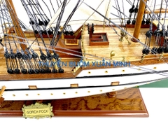 Mô Hình Thuyền Gỗ Hải Quân Đức GORCH FOCK (Sơn Màu) Hàng Xuất Khẩu | Gỗ Căm Xe | Thân 90cm