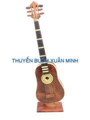 Mô Hình Nhạc Cụ Gỗ Cây Đàn Guitar Classic - Gỗ Căm Xe